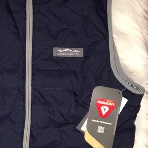 Navy Lauren James Vest NWT